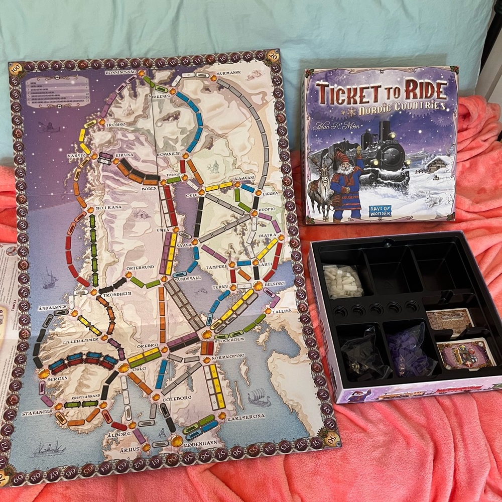 Ticket to Ride Nordic Countries Board Game